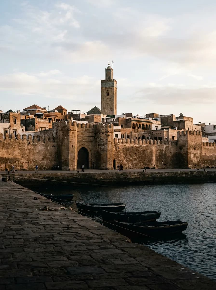 Ville de Salé, voisine de Rabat