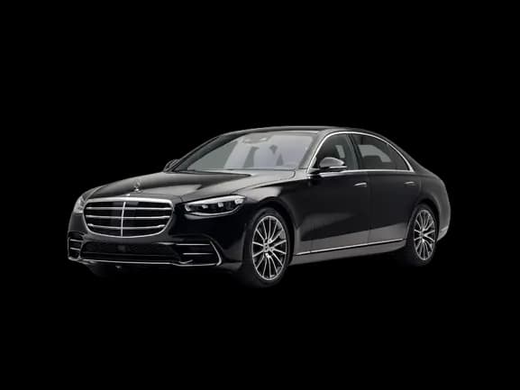 Mercedes Classe S utilisée pour le transport privé à Rabat