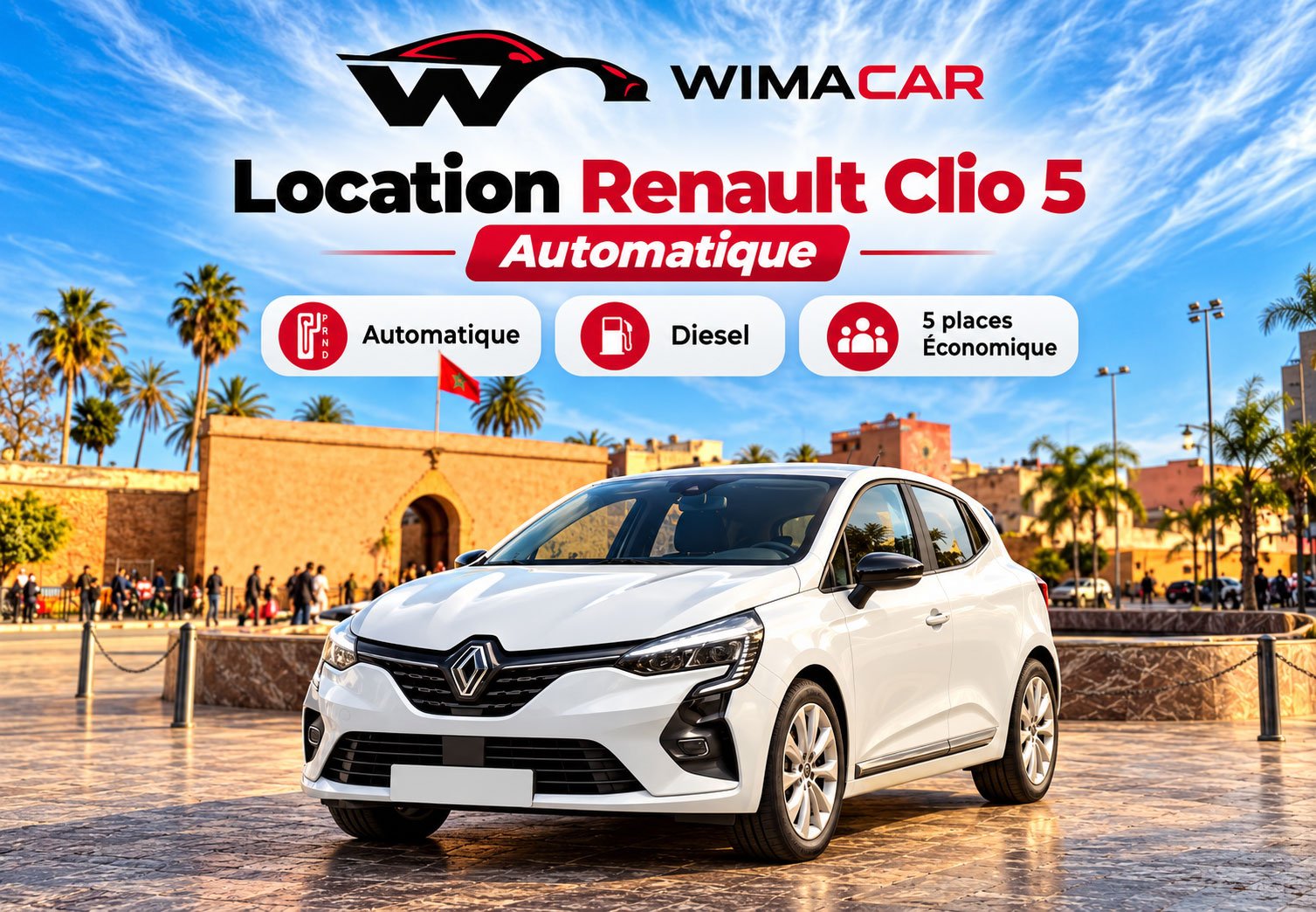 Location Renault Clio 5 Automatique