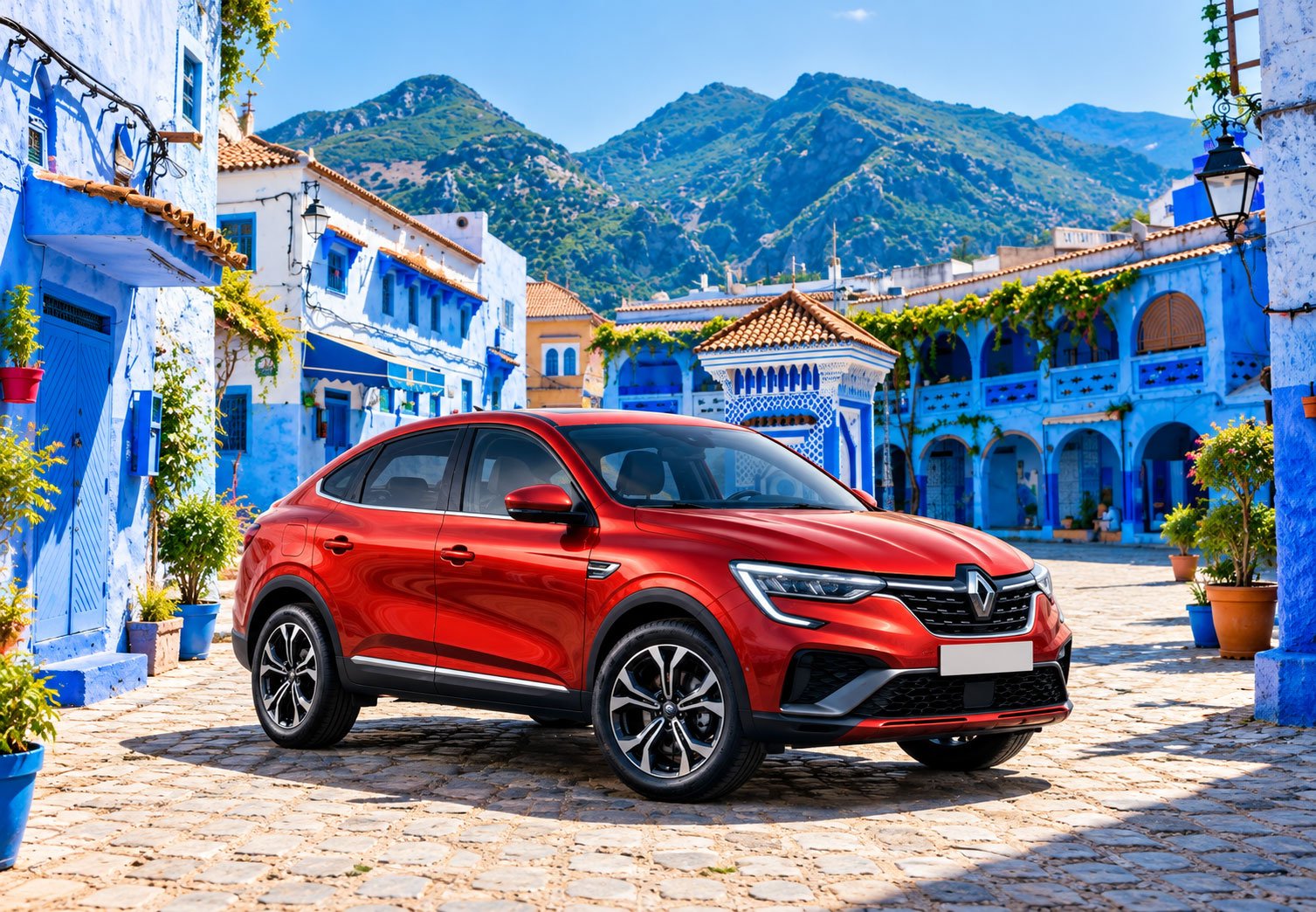 Location Renault Arkana 2 Red-Arkana-in-a-Blue-Mountain-Square