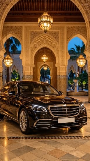 Black_Mercedes_in_a_Moroccan_Palace